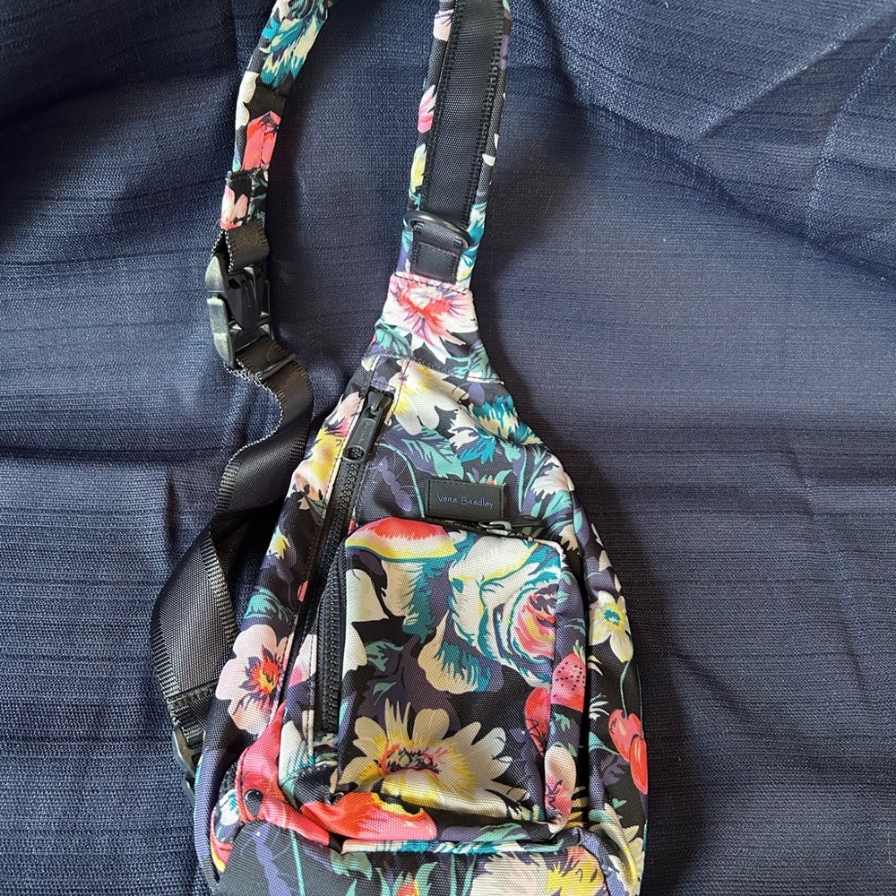 Vera Bradley Black Floral Backpack